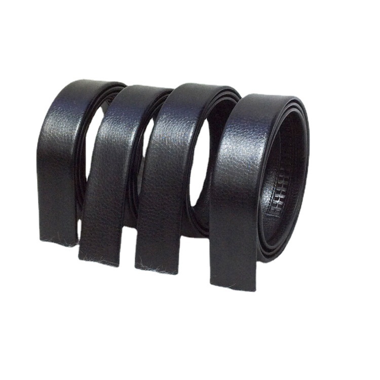 地摊货源男士自动皮带条 包边灌肠腰带条无头带身耐拉不断裂皮带