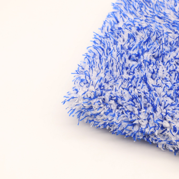 【LOVELY HOME】【 Chi Jia 】 Double-sided car thickened plush car cleaning gloves superfine fiber absorbent cleaning coral velvet large car washing gloves Specification image