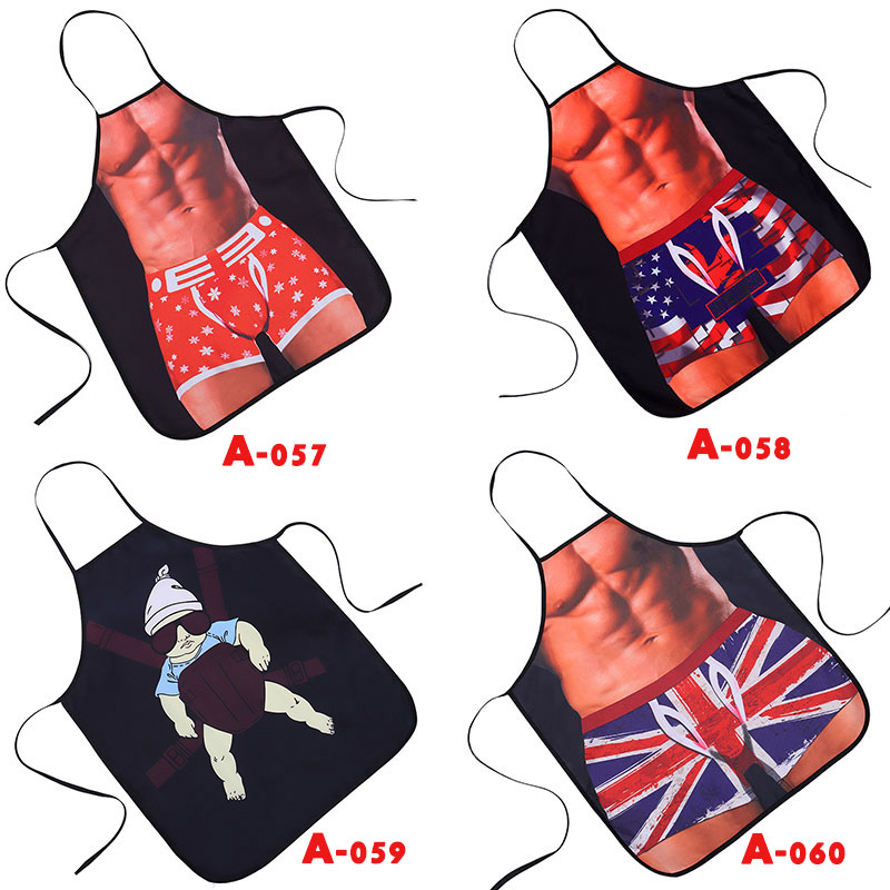 Personality Funny Apron Big Boobs Jeans Beauty Apron Foreign Trade Spot Factory Direct Print Apron Creative Apron Party Apron Item Picture