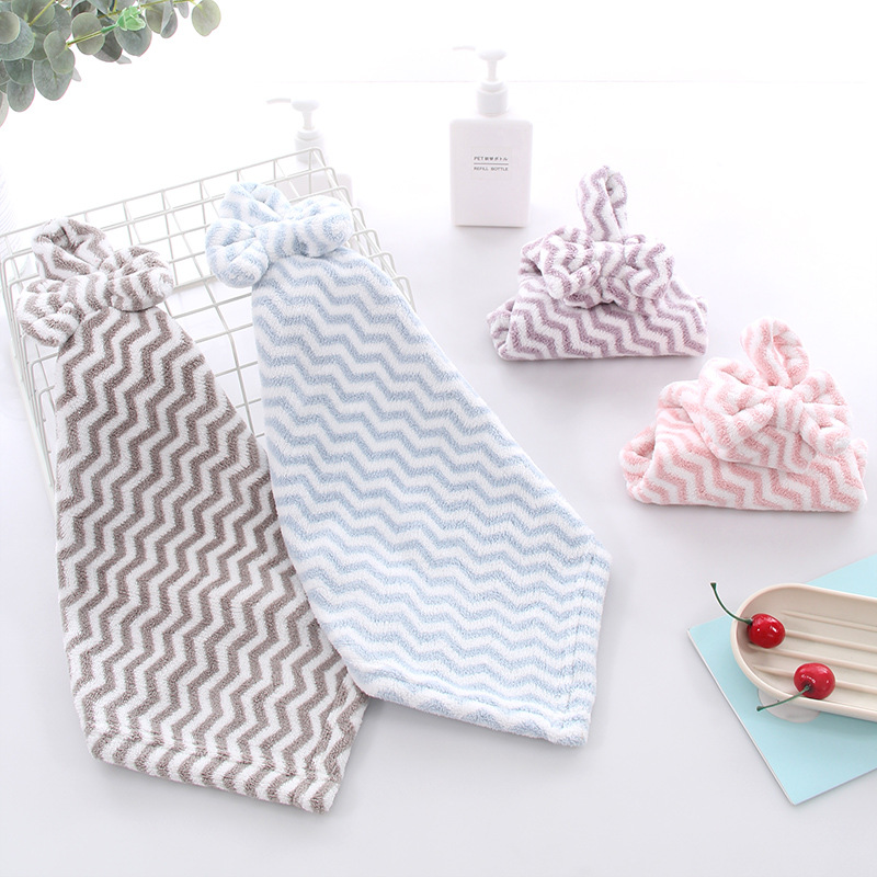 [LOVELY HOME] [hold ja] toalla de limpieza arco colgante cocina baño suave absorbente adorable toalla toalla para niños toalla de limpieza de cocina toalla colgante Specification image