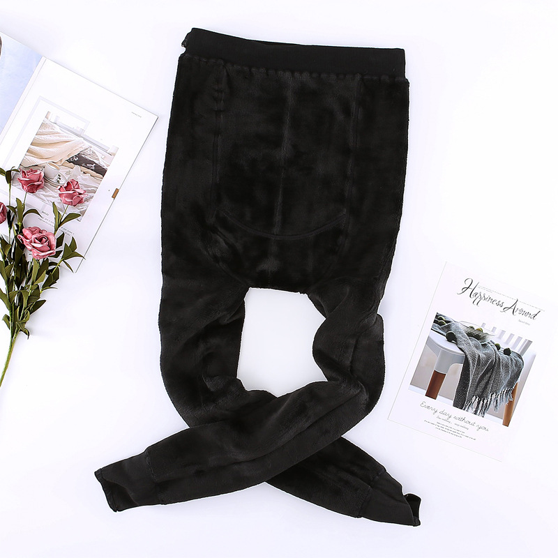 450g maternity pants for autumn and winter, with added fleece and thickened seven-color cotton pantyhose, adjustable belly support, leggings, and thermal pants for outerwear Application Scenario