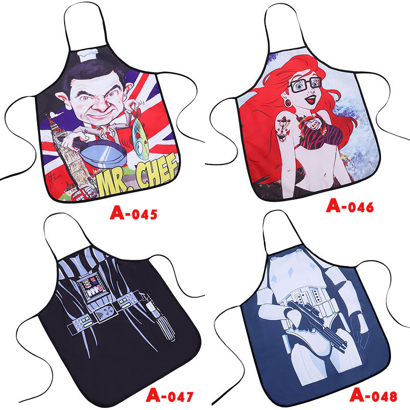 Personality Funny Apron Big Boobs Jeans Beauty Apron Foreign Trade Spot Factory Direct Print Apron Creative Apron Party Apron details Picture