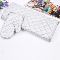 Manufacturers customized anti-hot microwave oven gloves silver microwave oven gloves microwave oven gloves production and processing