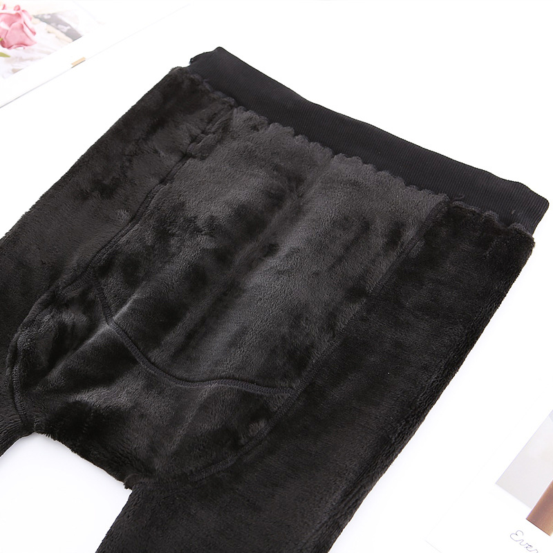 530g maternity pants for autumn and winter, with added fleece and thickened seven-color cotton pantyhose, adjustable belly support, and for outerwear as a warm base for women Specification image