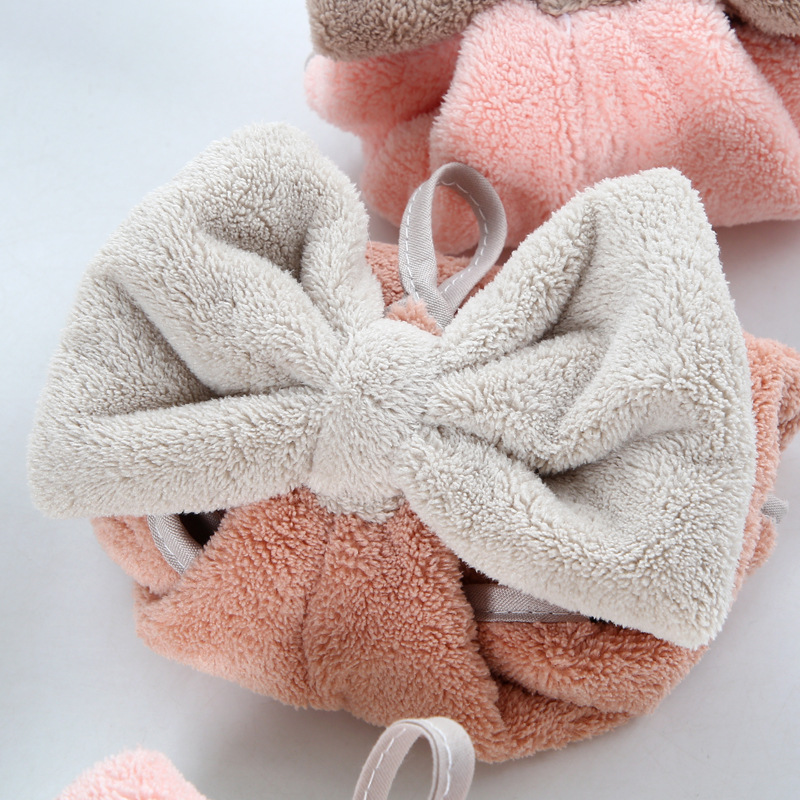 浴巾/擦手巾/擦手巾狗狗图案/手巾白底实物图