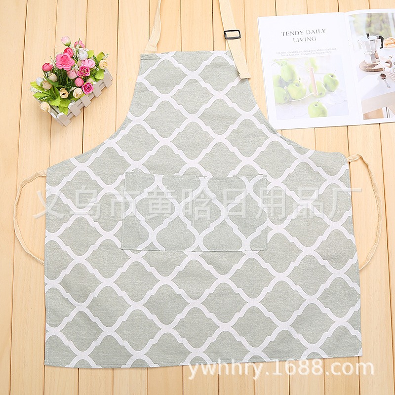 【LOVELY HOME】【 Chi Jia 】 Thickened waterproof apron Kitchen household apron Sleeveless apron Kitchen apron Application Scenario