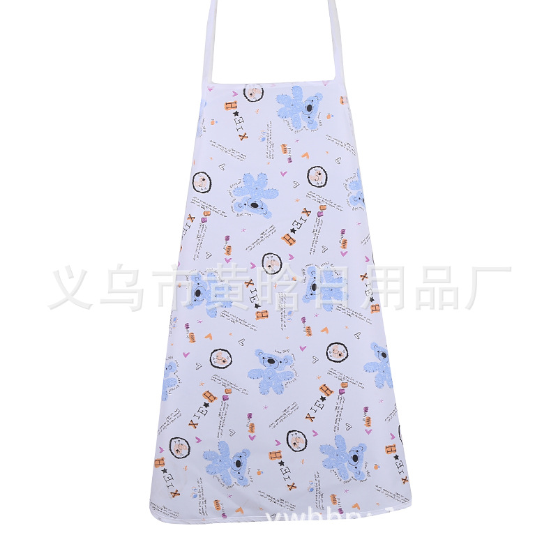 Oxford cloth waterproof apron sleeveless apron printed apron for foreign trade anti-fouling apron for kitchen use