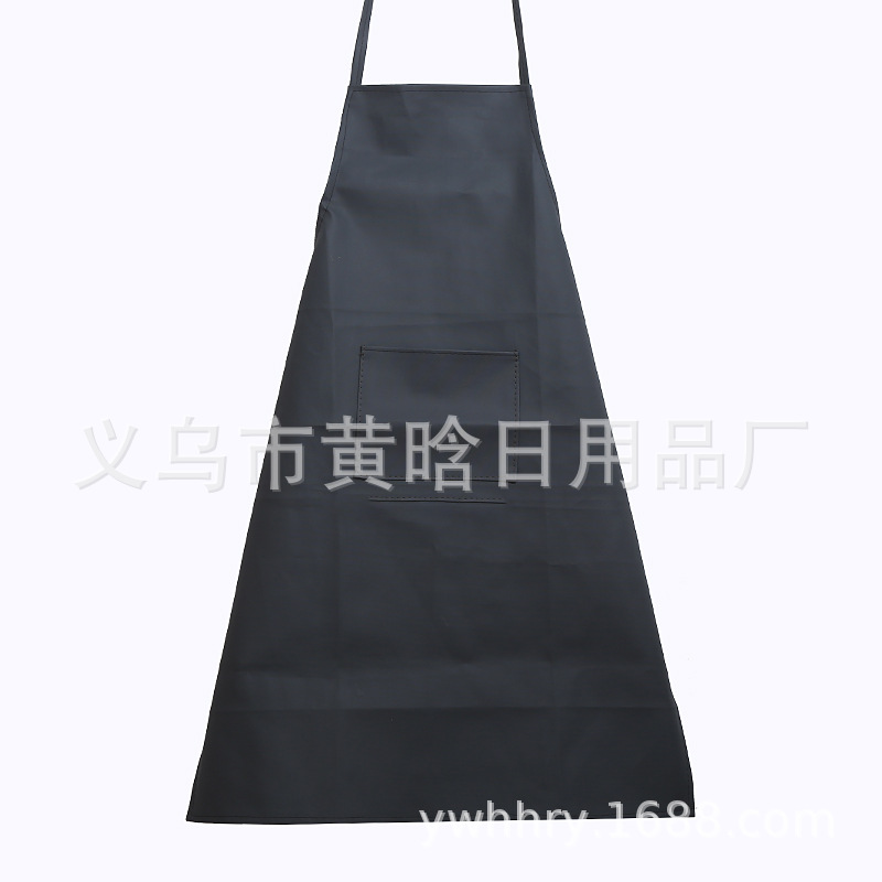 Factory direct waterproof leather apron household sleeveless apron use of fresh aquatic aprons spot