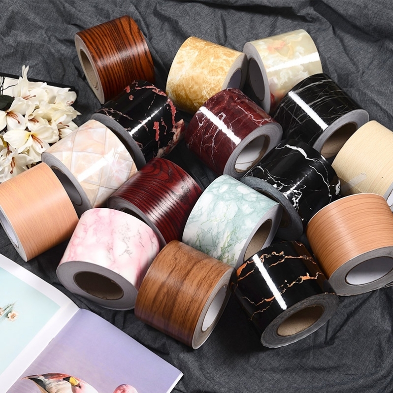 美缝贴遮丑补洞墙边贴条踢脚线自粘防水卫生间厨房地面美边线