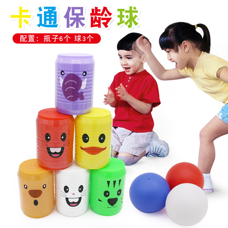 Children's bowling toy Large set plastic baby indoor cartoon puzzle bowling toy