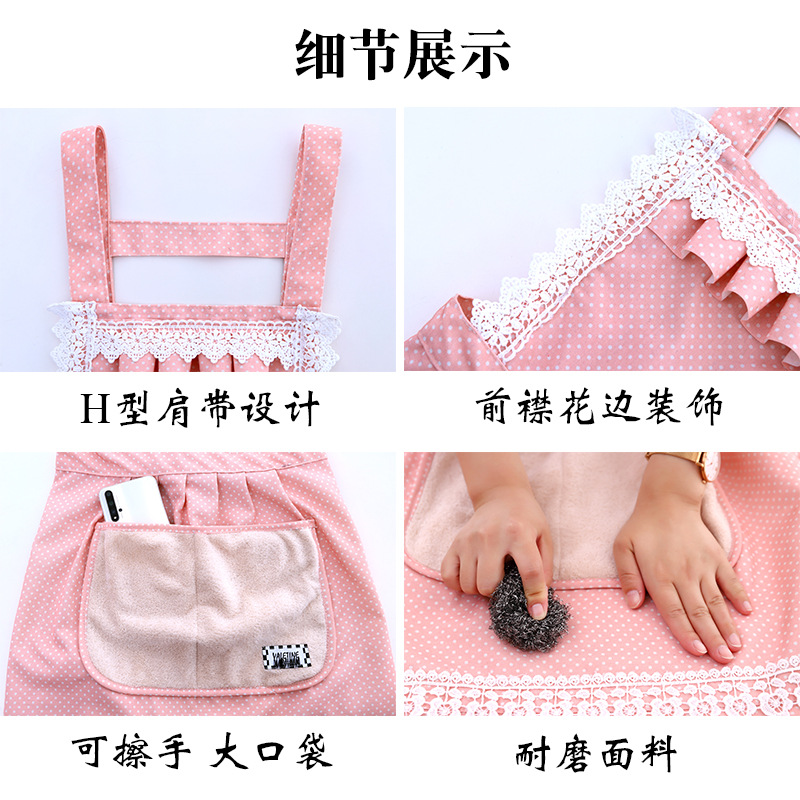 儿童手套/围裙/围裙定制/袖套/厨房围裙细节图