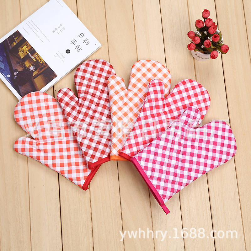【LOVELY HOME】【持嘉】家用防烫隔热烘焙手套 加厚耐高温微波炉手套 烤箱防烫手套 防热