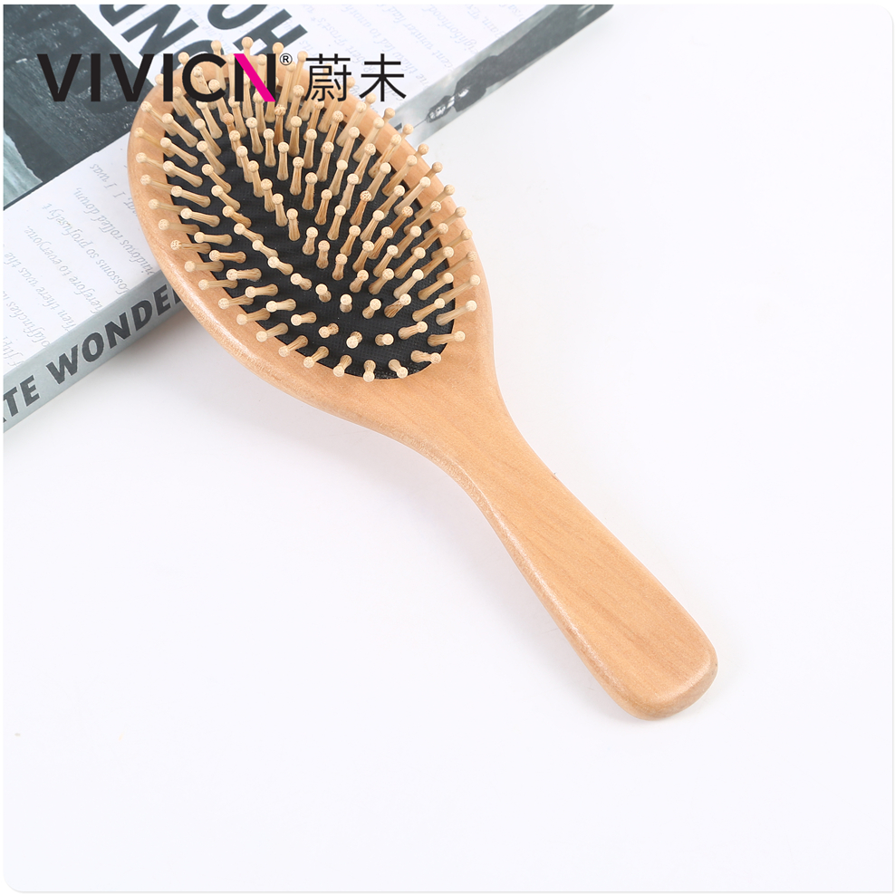 【 Weiwei 】 Air cushion comb, airbag massage comb, anti-static hair loss, men's and women's long hair, wooden comb Application Scenario