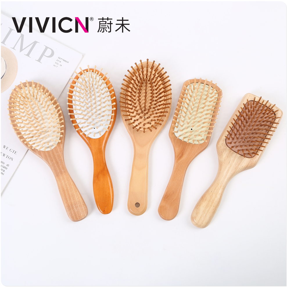 【 Weiwei 】 Air cushion massage comb for women, long hair curling air bag comb for home use, straight hair for men