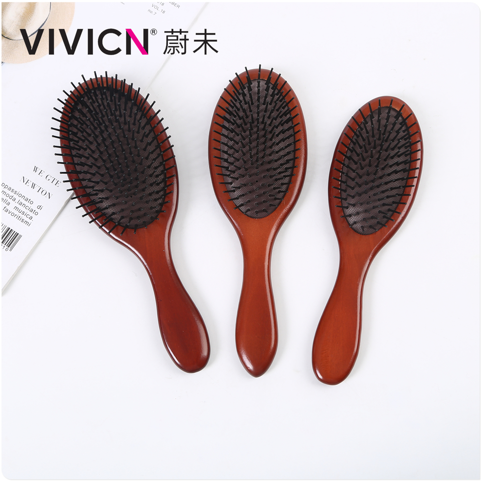 【 Weiwei 】 Comb, airbag comb, air cushion comb, wooden comb, scalp massage comb, portable for children and girls, wooden comb