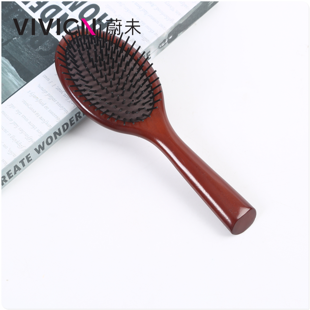 【 Weiwei 】 Massage comb, air cushion comb, wooden comb, women's special long hair curling, home fluffy scalp comb details Picture