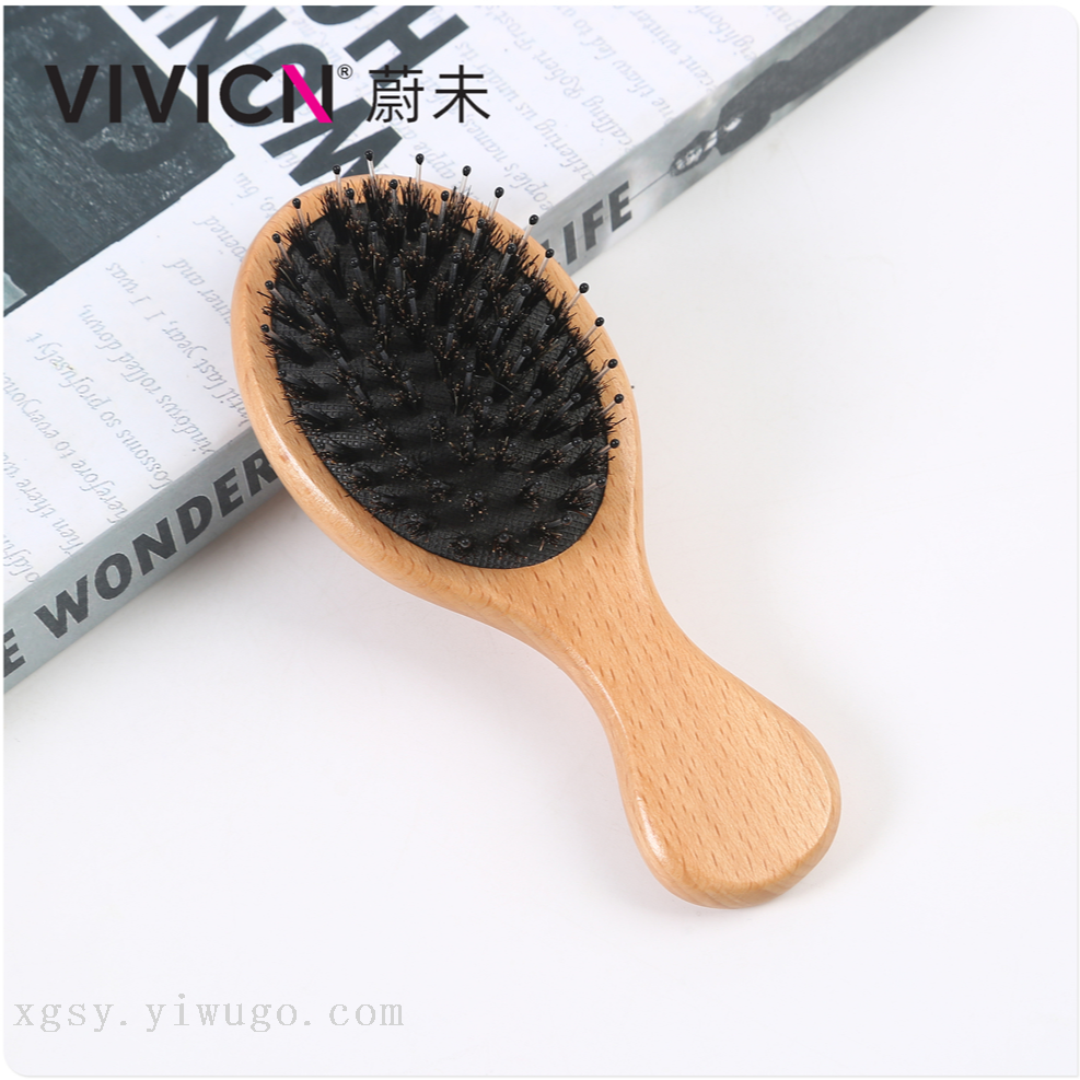 【 Weiwei 】 Small comb, bamboo comb, air cushion comb, cartoon cute massage airbag comb, portable and portable bamboo comb Application Scenario