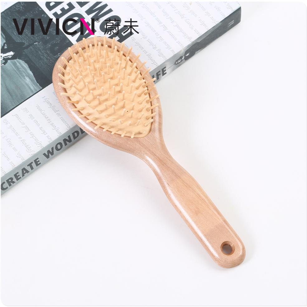 【 Weiwei 】 Air cushion comb, airbag massage comb, wooden comb, long hair comb, large board comb, new home hair smoothing comb details Picture