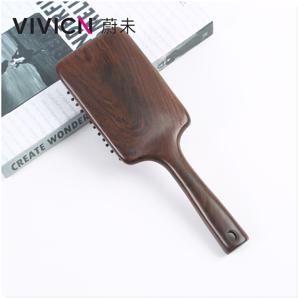 【 Weiwei 】 New style of wooden comb airbag massage scalp comb for men and women with long hair and large board air cushion Specification image