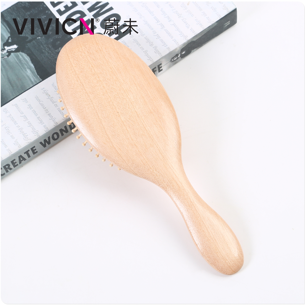 【 Weiwei 】 Airbag air cushion for combing hair, massaging scalp meridians, wooden comb, special long hair board for children with static electricity Item Picture