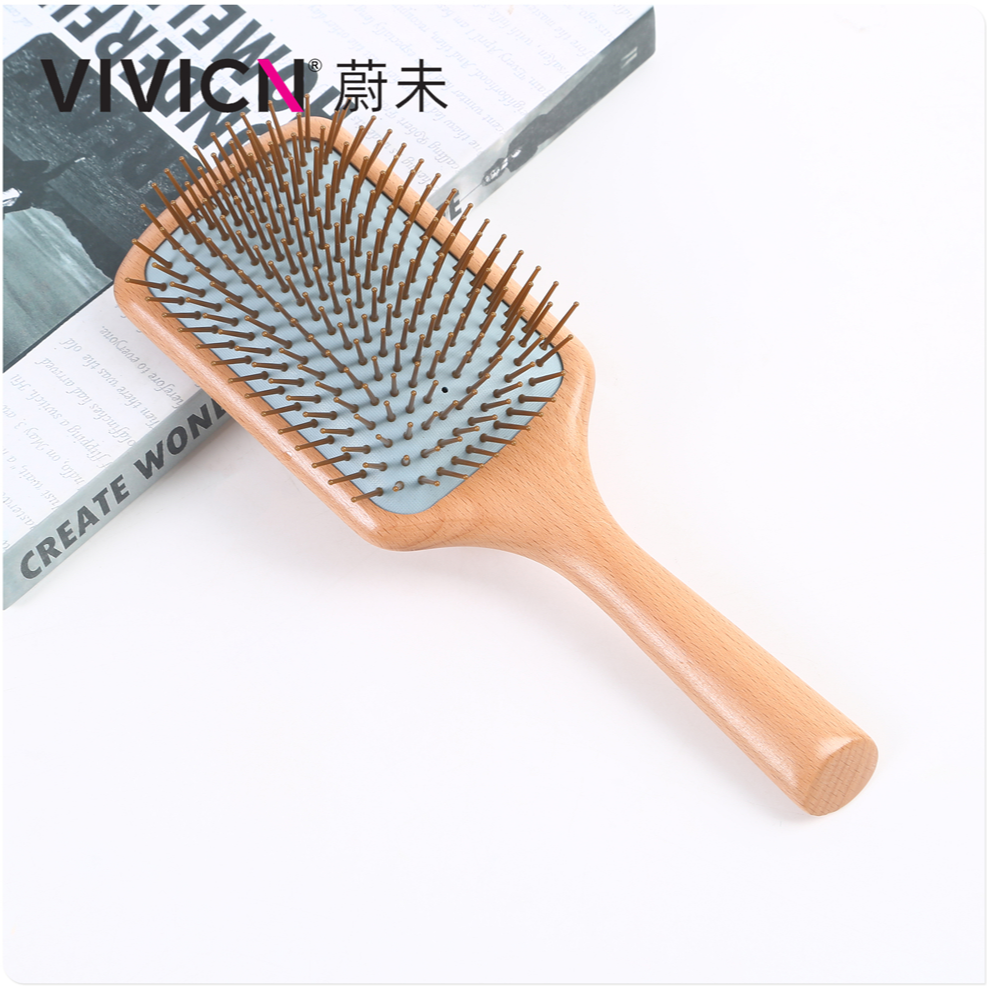 【 Weiwei 】 Comb, airbag comb, air cushion comb, massage, anti-static wooden comb, smooth hair without tangling, fluffy for home use Specification image
