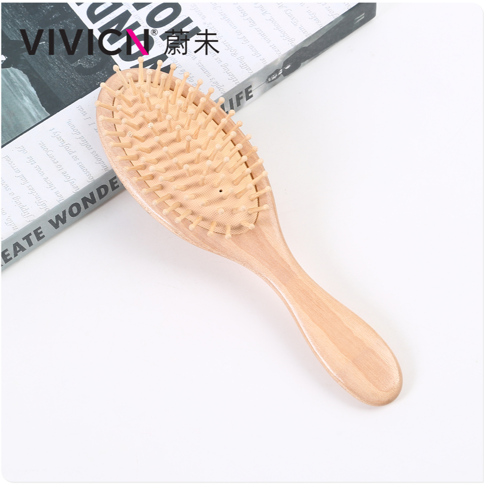【 Weiwei 】 Airbag air cushion for combing hair, massaging scalp meridians, wooden comb, special long hair board for children with static electricity details Picture