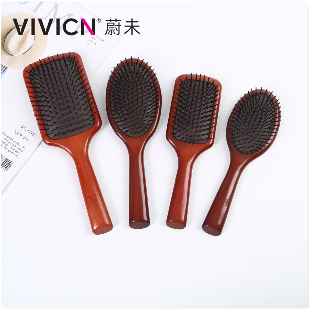 [Wei Wei] Massage comb air cushion comb wood comb women's special long hair curly hair household fluffy scalp comb thumbnail