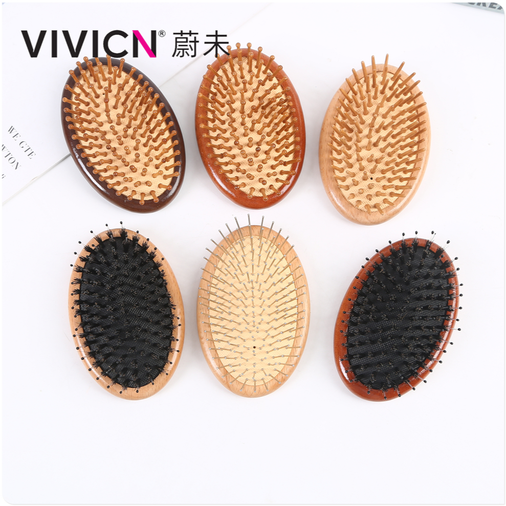 【 Weiwei 】 Air cushion comb for women, long hair scalp massage comb, portable airbag comb, children's wooden comb
