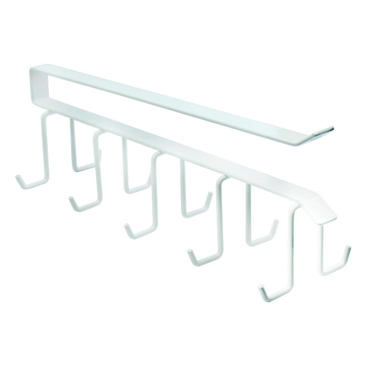 Nail Free Hooks For Cabinets Hanging Rack Under Partition Of Kitchen Closet Hanging Rack Under Table Countertop Hanging Hook For Shelving Item Picture
