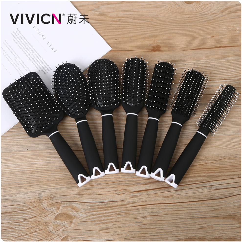 【 Weiwei 】 Home curly hair comb, men's and women's air cushion air massage comb, inner buckle styling hair care cylindrical roller comb