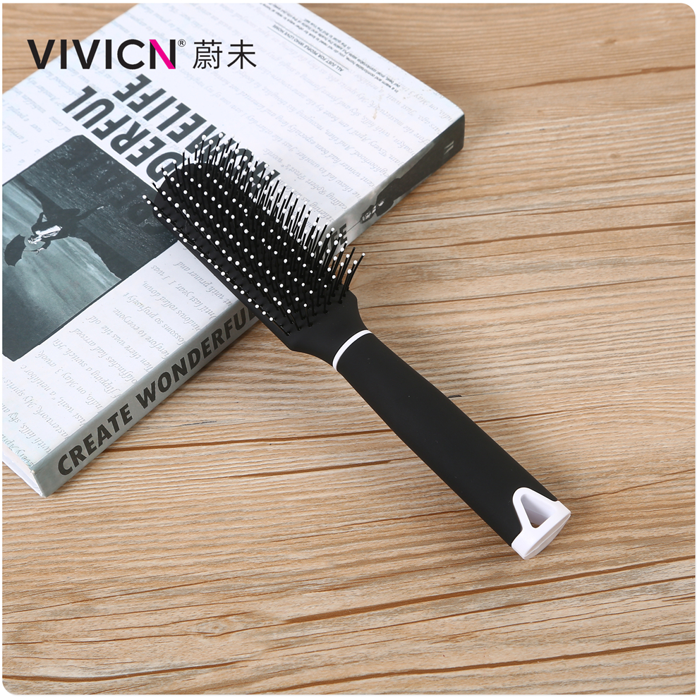 【 Weiwei 】 Home curly hair comb, men's and women's air cushion air massage comb, inner buckle styling hair care cylindrical roller comb Specification image