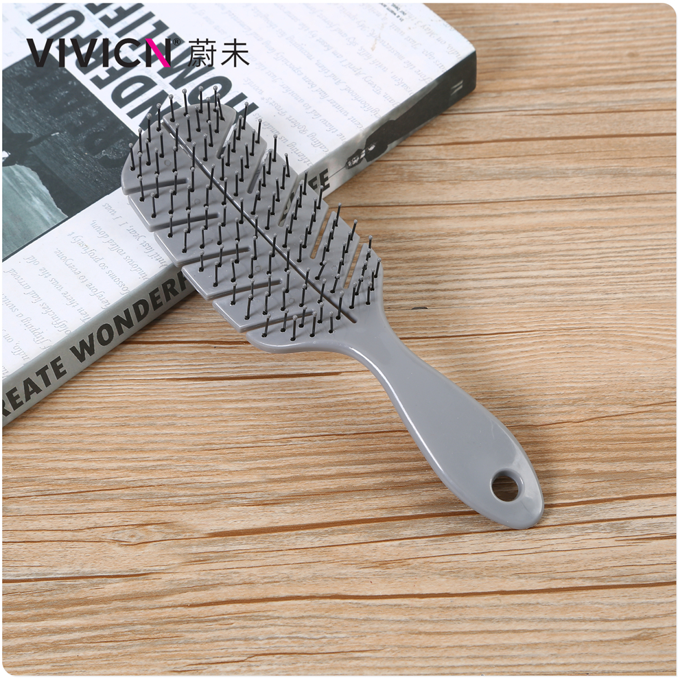 【 Weiwei 】 Pork rib comb, plastic comb, long hair and curly hair, home pork rib comb, blow-shaped large backhead comb details Picture