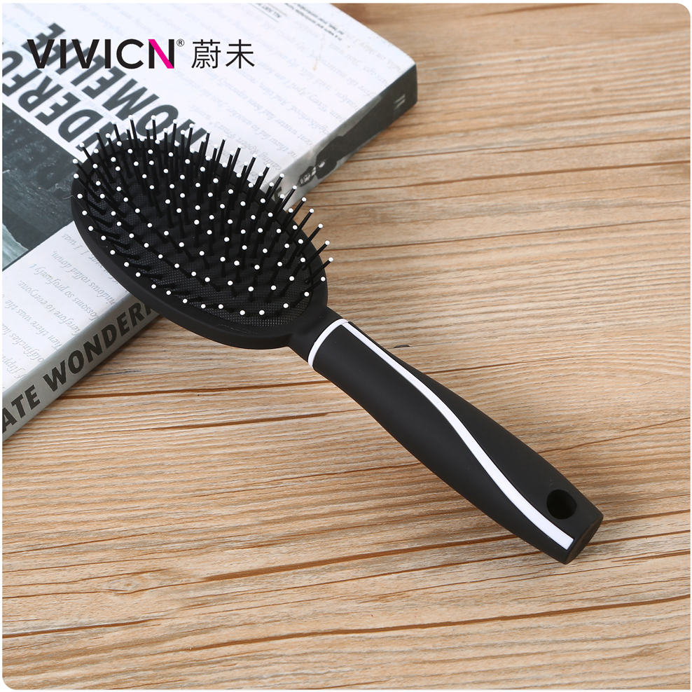 【 Weiwei 】 Home curly hair comb, airbag massage comb, men's and women's air cushion comb, hair styling cylindrical roller comb with inner buckle design Item Picture