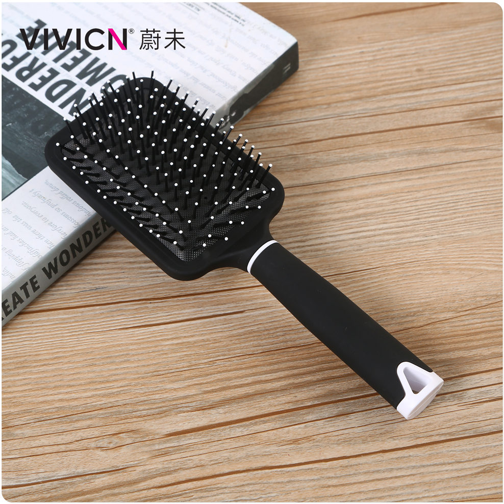 【 Weiwei 】 Home curly hair comb, men's and women's air cushion air massage comb, inner buckle styling hair care cylindrical roller comb Item Picture