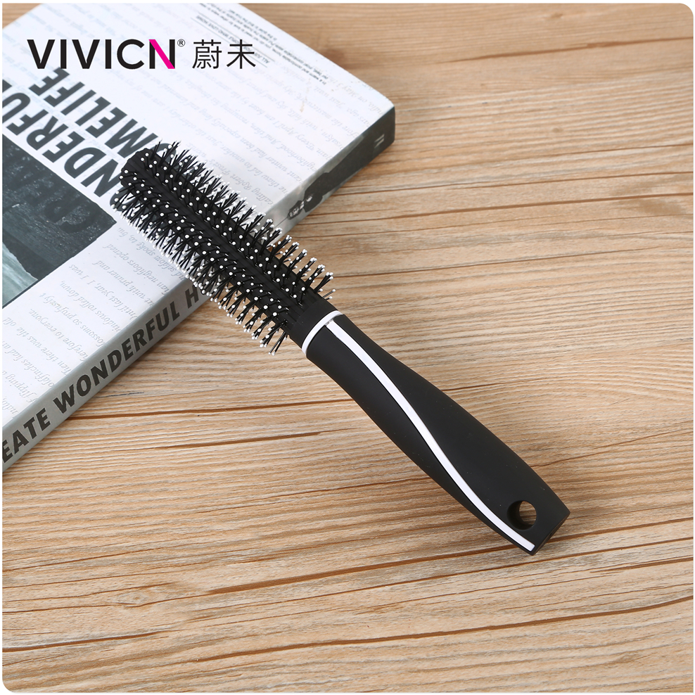 【 Weiwei 】 Home curly hair comb, airbag massage comb, men's and women's air cushion comb, hair styling cylindrical roller comb with inner buckle design details Picture
