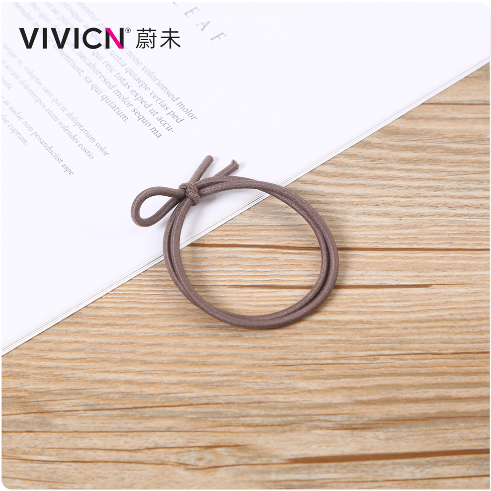 【 Weiwei 】 High-elasticity knotted hair band, hair tie, simple hair accessory, trendy and fresh hair tie Application Scenario