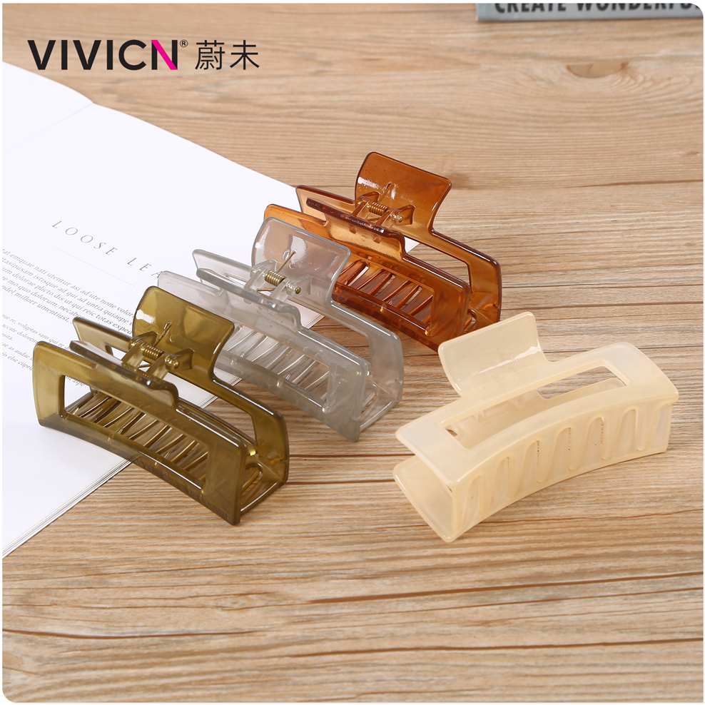 【 Wei Wei 】ins French retro back head bun hair clip, elegant and versatile shark clip