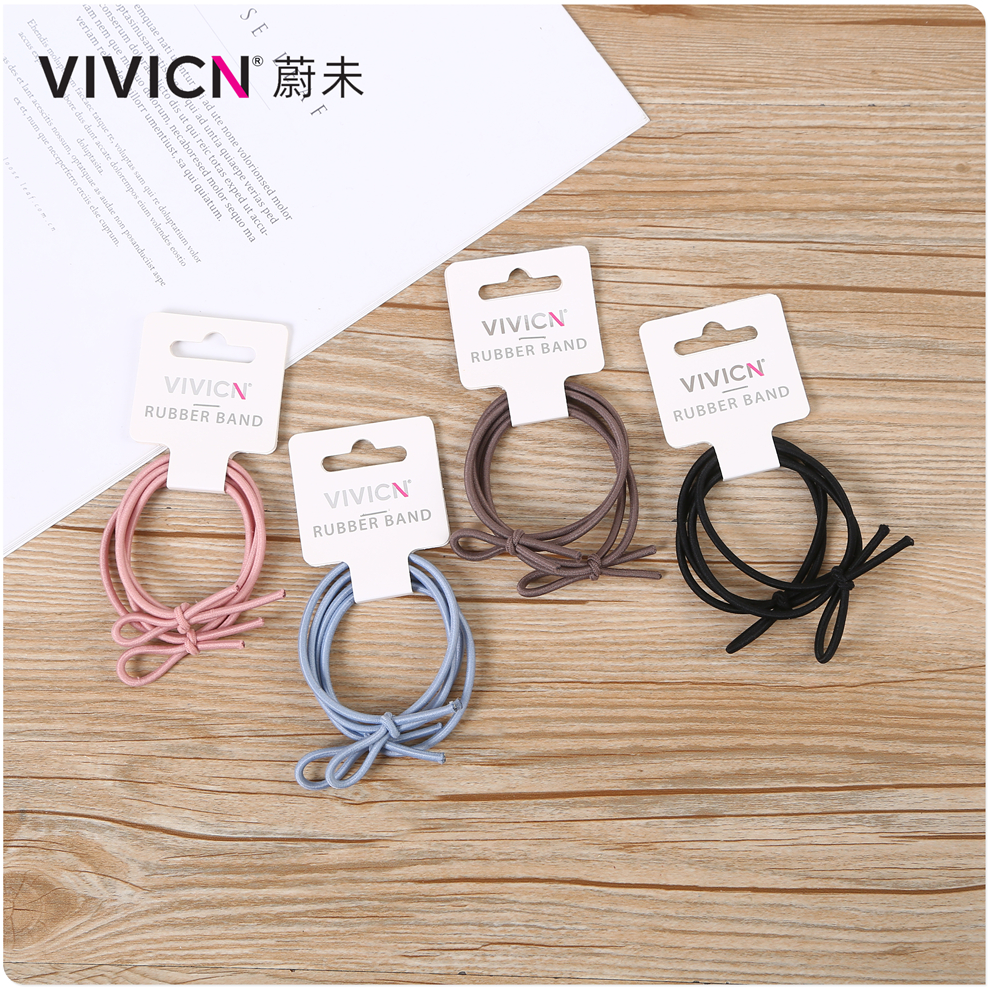 【 Weiwei 】 High-elasticity knotted hair band, hair tie, simple hair accessory, trendy and fresh hair tie