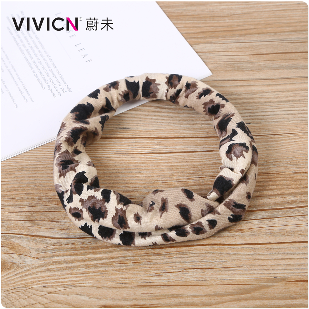 [Wei Wei] Hair With Female Face Wash Movement Month Pure Cotton Elastic Headband Hair Bandwidth Border Wind Cover White Hair Specification drawing