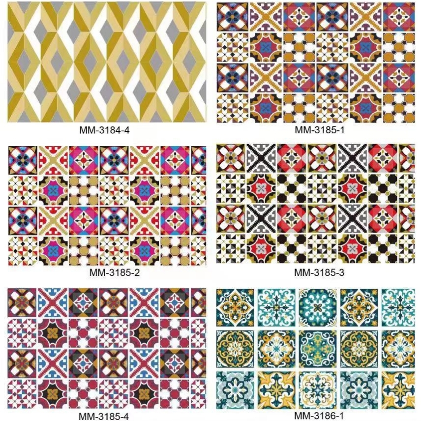 Muslim Wallsticker Ramadan Wallpaper Southeast Asian Style Living Room Bedroom Background Wall Paper Household Specification drawing