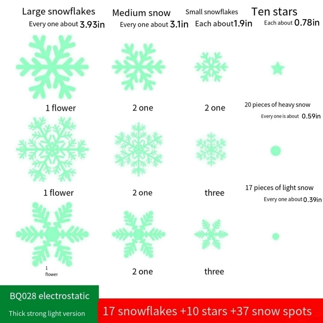 圣诞雪花实物图