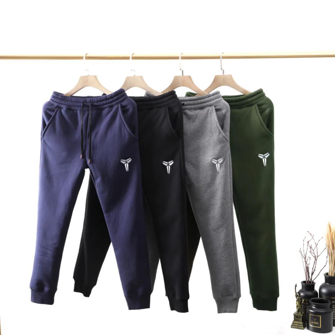 Men's knitted fleece thickened lamb fleece warm couple knitted pants, elastic waist casual drawstring sweatpants, casual pants details Picture