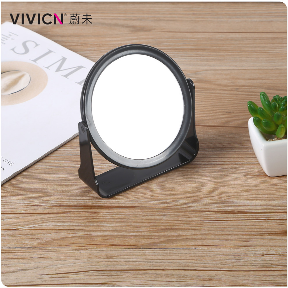 【 Wei Wei 】 Desktop folding makeup mirror, student dormitory desktop small mirror, women's dressing mirror, small mirror Application Scenario