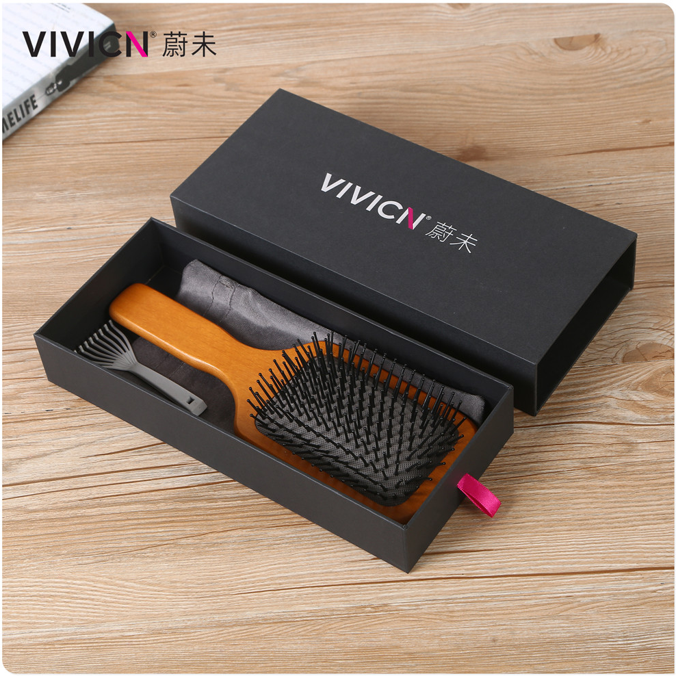 【 Weiwei 】 High-end gift box bread comb, airbag comb, women's special long hair curling head massage comb