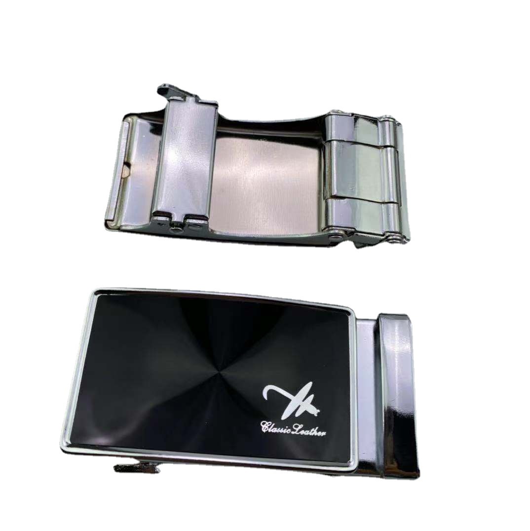New 4.0 automatic buckle, thickened iron sheet, multi-layer electroplating, gold and silver colors, diverse patterns, large quantity discounts Item Picture