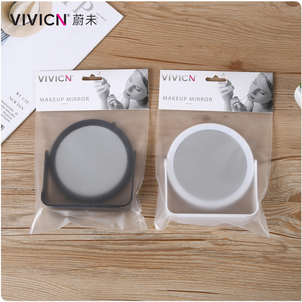 【 Wei Wei 】 Desktop folding makeup mirror, student dormitory desktop small mirror, women's dressing mirror, small mirror details Picture