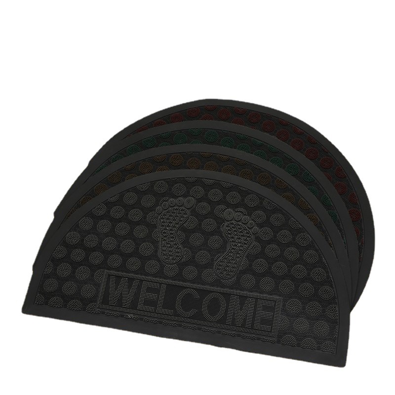 New door foot MATS, outdoor dust-removing carpets, rubber semi-circular MATS for company entrances, door-to-door rubbing MATS, and household entrance floor MATS Application Scenario