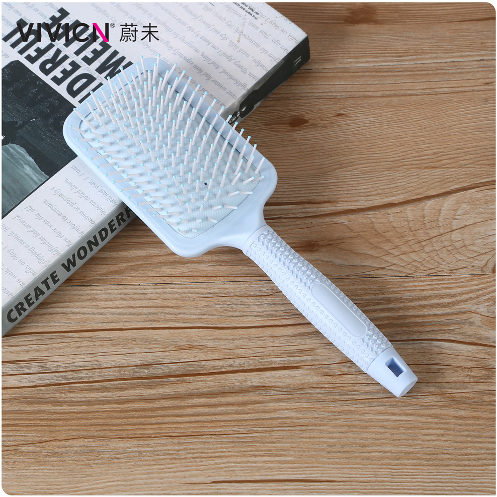【 Weiwei 】 Plastic comb, long hair curling, air cushion scalp massage comb, airbag rib roller comb, portable home for men Item Picture