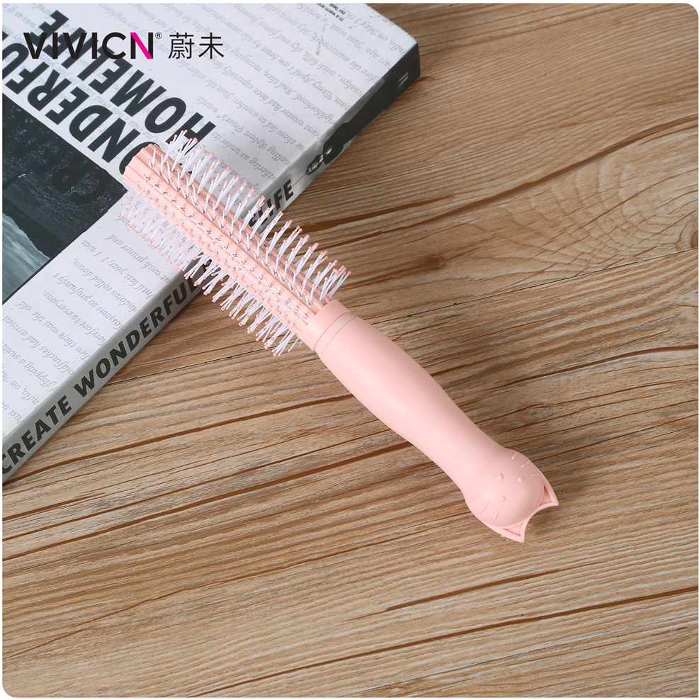 [Wei Wei] Cat Handle Comb Air Bag Comb Plastic Comb Massage Air Cushion Comb Long Hair Home Rib Comb Roll Comb Item Picture