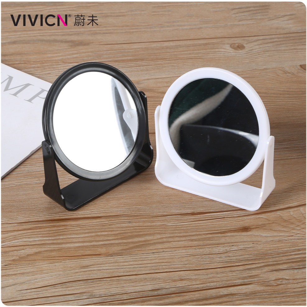 【 Wei Wei 】 Desktop folding makeup mirror, student dormitory desktop small mirror, women's dressing mirror, small mirror